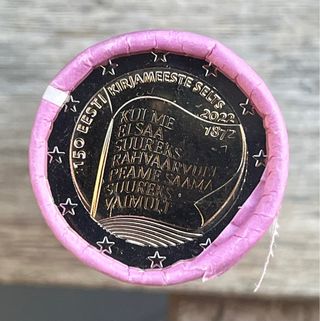 Moneda 2€ Estonia 2022 Sociedad Literaria