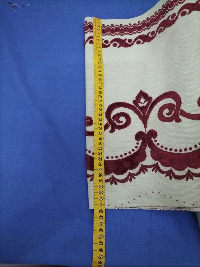 Mantovana Beige/Rossa 10m x 42cm