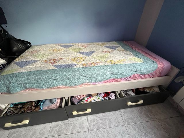 Cama nido con cajones