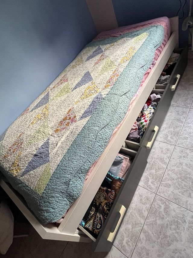 Cama nido con cajones