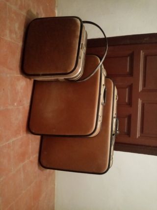 Juego 3 maletas vintage