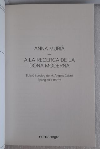 A la recerca de la dona moderna