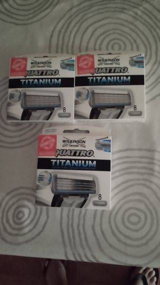  24 Recambios Maquinilla Wilkinson Quattro Titani