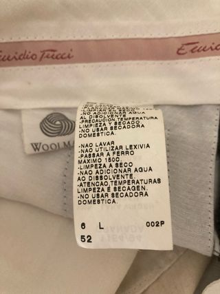 Traje Emidio Tucci Raya Diplomatica