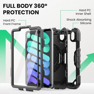 Funda iPad Mini 7/6 8.3 Negra Protectora