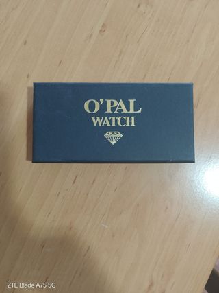 Pareja de Relojes O'PAL WATCH Negro/Dorado