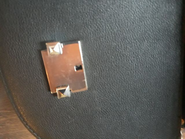 Bolso Negro Tachuelas Plateadas