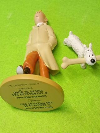 Figuras Tintin y Milú Resina