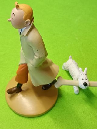 Figuras Tintin y Milú Resina