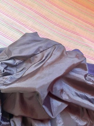Chanel bomber chaqueta vintage retro 80s 90s azul