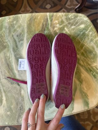 Scarpe Desigual Rosa Floreali Nuove con Etichetta