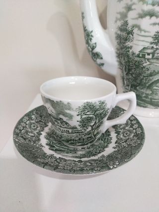 Juego de café porcelana inglesa Memory Lane