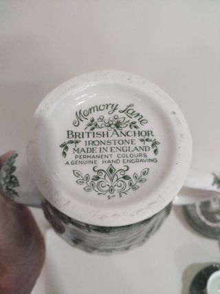 Juego de café porcelana inglesa Memory Lane