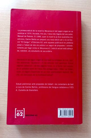 Mecanoscrit del segon origen