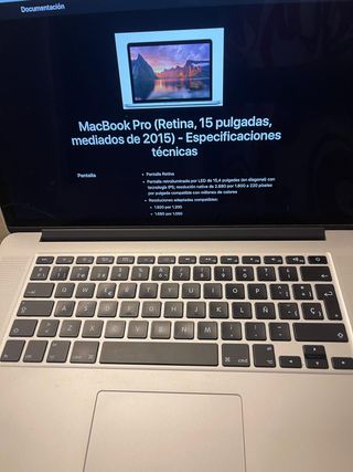 MacBook Pro Retina 15 (mediados 2015)