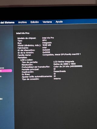 MacBook Pro Retina 15 (mediados 2015)