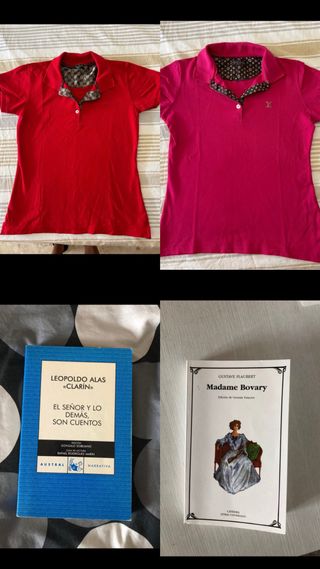Pack polos y libros