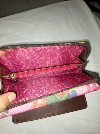 Billetera Desigual Multicolor con Pajarito