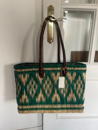 Bolso Capazo Grande Tejido