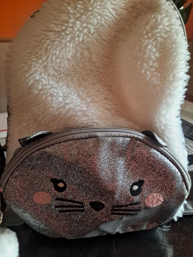 2 zaini in peluche Glitter Kitty