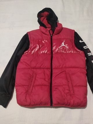 Chaqueta de niño Jordan Roja y Negra talla M 12/13
