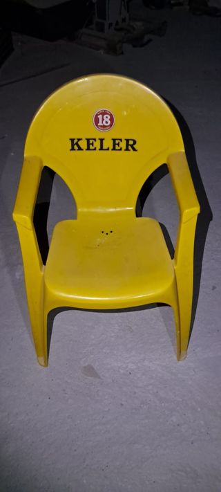 Pack 4 sillas de bar de plástico