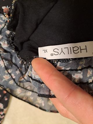 Camisa floral mujer manga larga