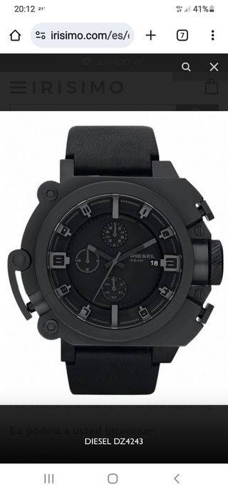 Reloj Diesel Negro