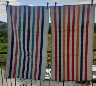 Canovacci da cucina a righe