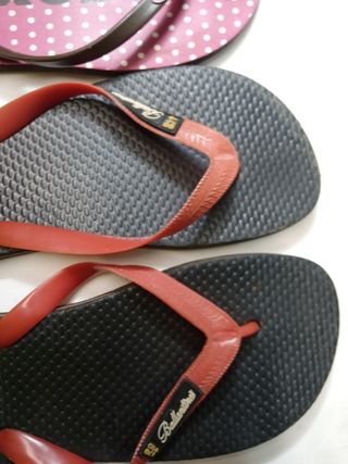 Sandalias Roxy Rosas.chanta rojas.