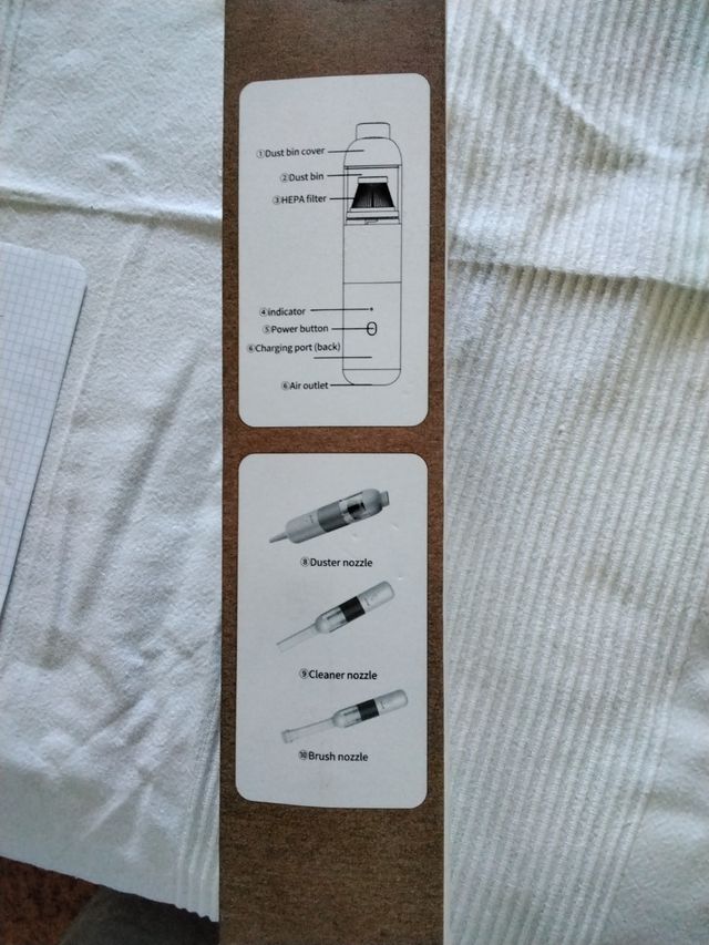 Aspirapolvere per auto UNI VC1465 3500Pa