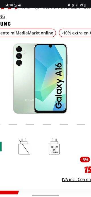 Samsung Galaxy A16 128GB Verde