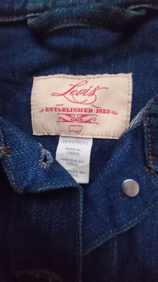 Chaqueta Vaquera Levi's Mujer Talla M Entallada