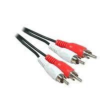 Cables de Audio RCA Rojo y Blanco