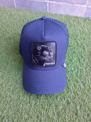 Gorra trucker Panther Azul Negra