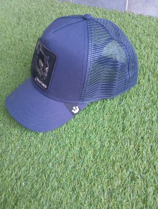 Gorra trucker Panther Azul Negra