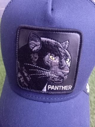 Gorra trucker Panther Azul Negra
