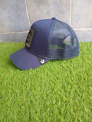 Gorra trucker Panther Azul Negra