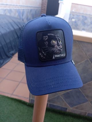 Gorra trucker Panther Azul Negra