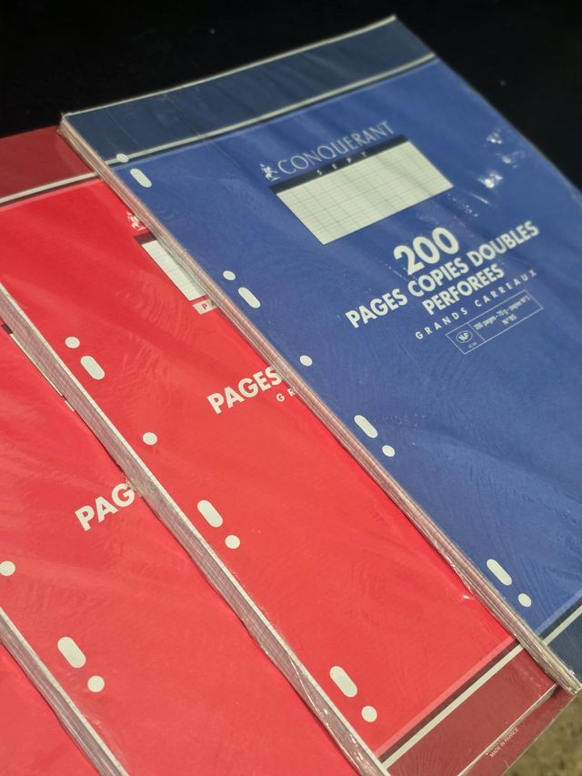 Bloc de hojas Conquerant 200 páginas