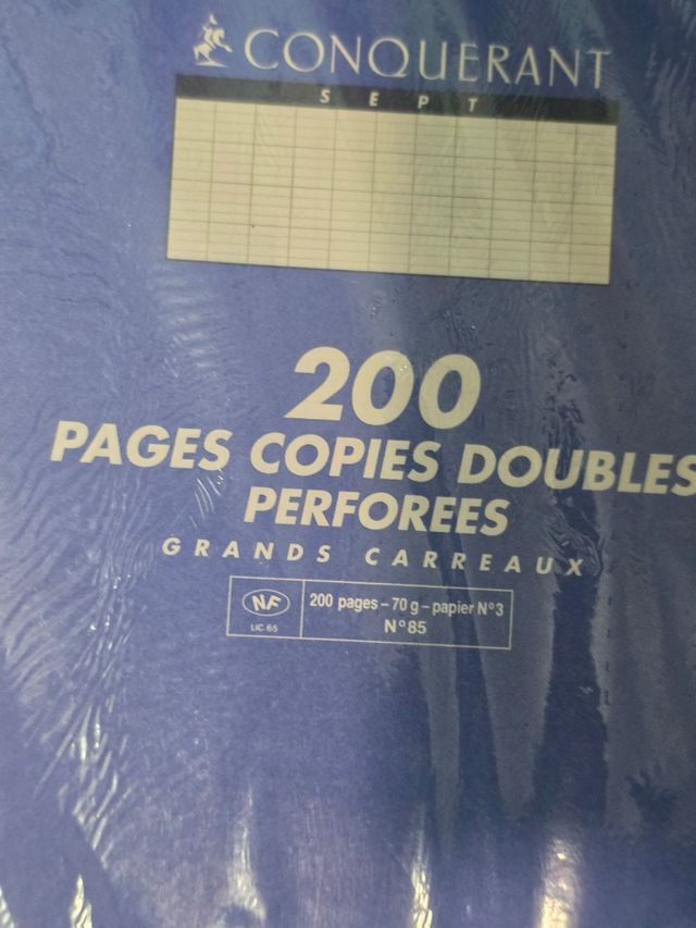 Bloc de hojas Conquerant 200 páginas