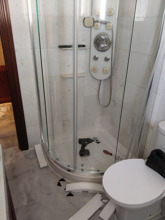 Cambio plato de ducha