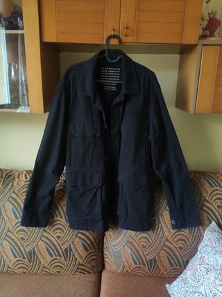 Chaqueta Pull and Bear Beige Talla L