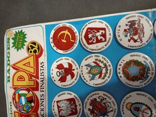 Chapas Mundial Fútbol España 1982 Colección