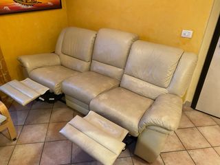 Divano 3 posti pelle Chateaux d'Ax