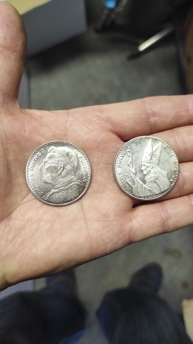 Medaglia Papa Giovanni Paolo II Argento