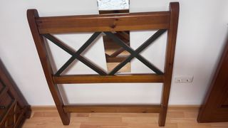 Cabecero de madera para cama de 90 cm