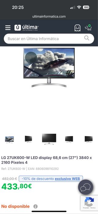 Monitor LG 27 4K IPS HDR 10
