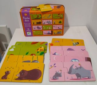 Djeco Puzzle Duo Mamá y Bebé 12 Piezas