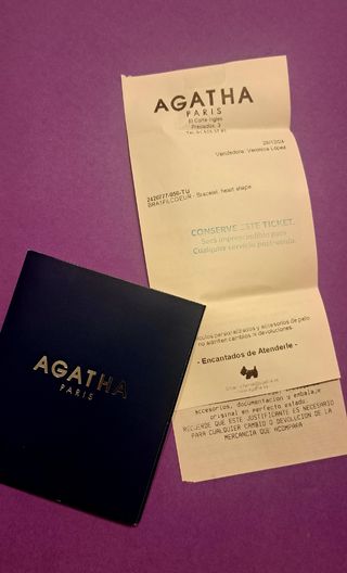 Pulsera de cadena Agatha Paris Corazón Plata